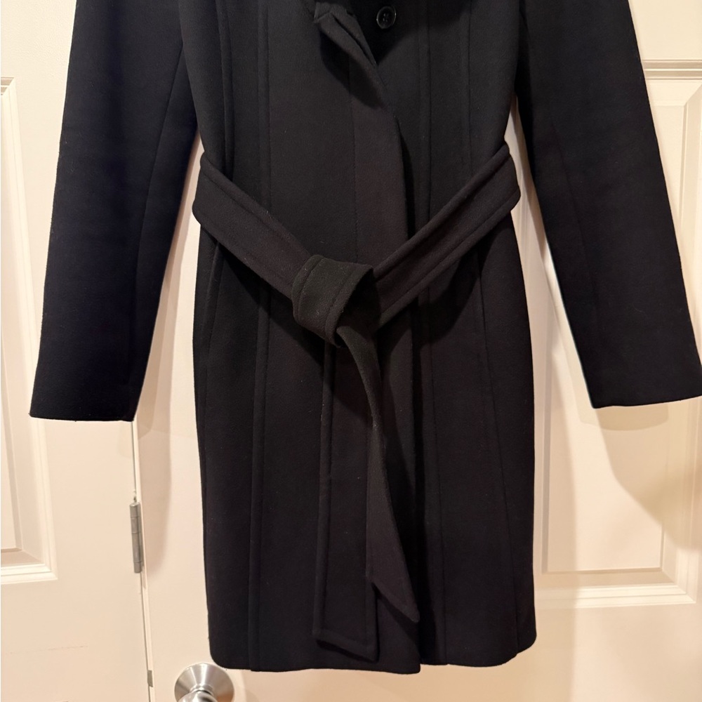 The Connor Coat - Soft Wool (Black) - Picture 8 of 11